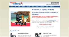 Desktop Screenshot of algarvemobility.com